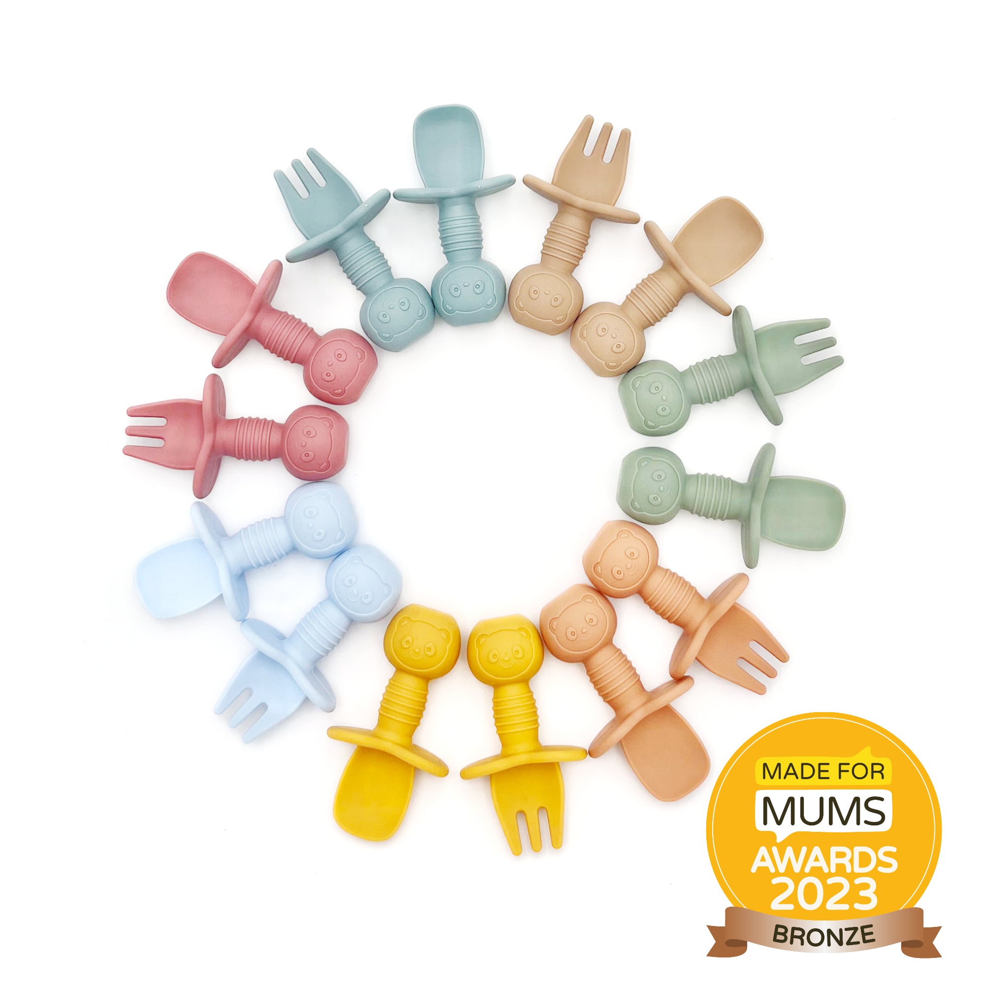 BLW Spoon & Fork Set – Bubbly Lovely