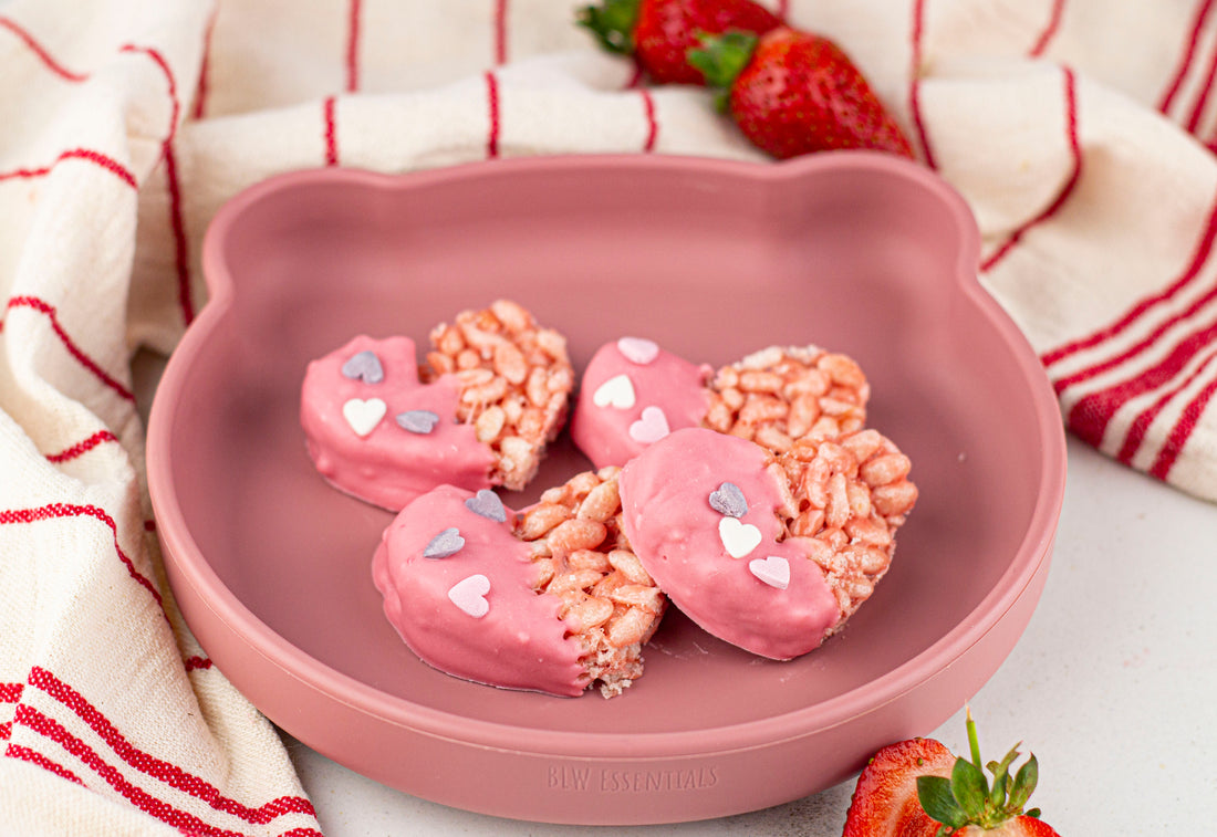 Valentines Day Rice Krispie treats